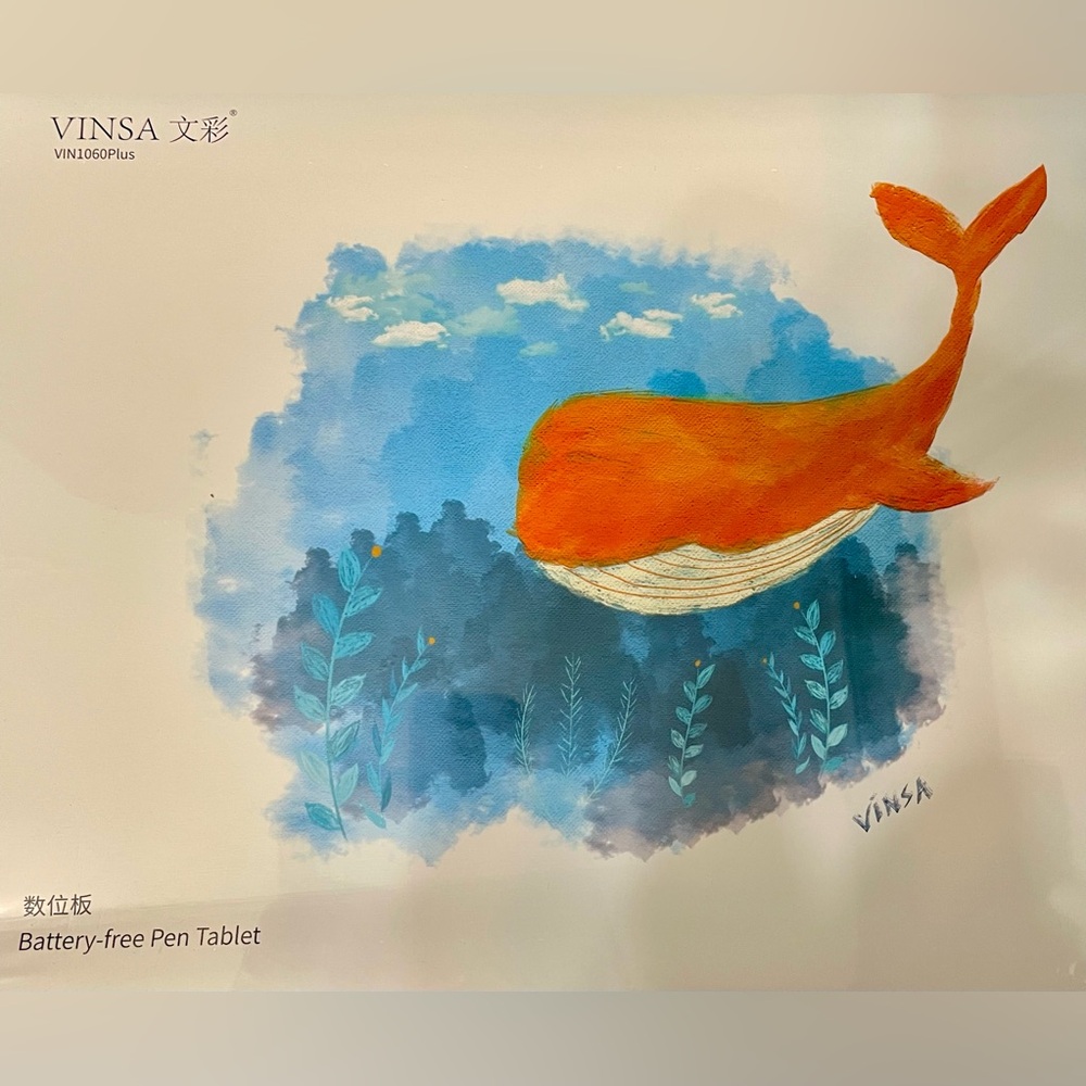Battery-Free Pen Tablet Vinsa1060Plus - NIB!